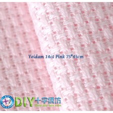 Yeidam 14 ct Aida - Pink 75*45cm